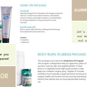 Exercise cream and body burn